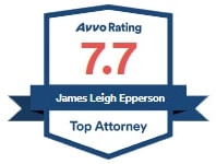 Avvo-7.7-Epperson Avvo Rating 7.7 award